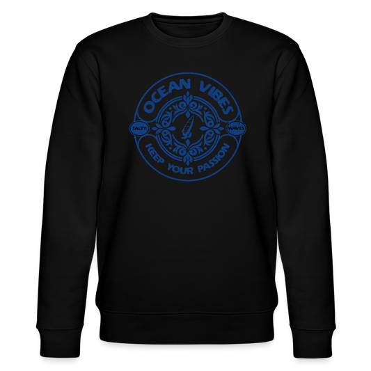 Unisex Bio-Sweatshirt -keep your passion- - Schwarz