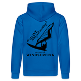 Windsurf Hoodie DRUMMER -are you alive- - Königsblau