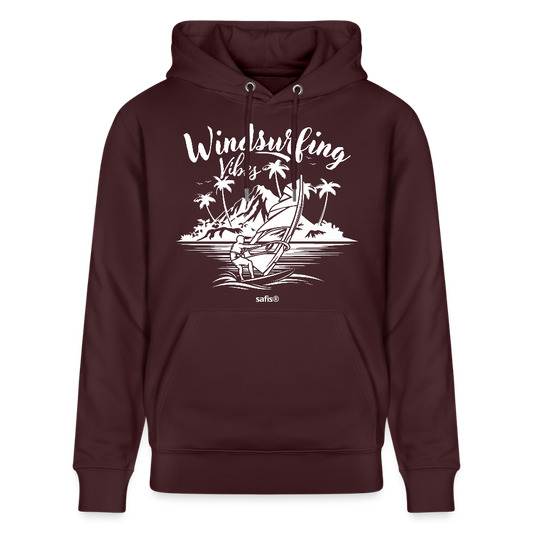 Unisex Bio-Hoodie CRUISER -Windsurfing Vibes- - Maroon