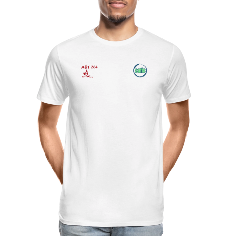Männer Premium Bio T-Shirt -aut264- - Weiß