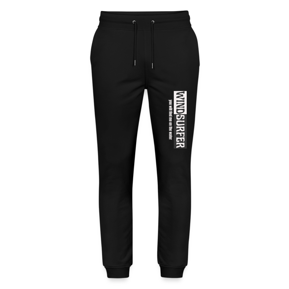 Unisex Bio Jogginghose Mover -on the water- - Schwarz