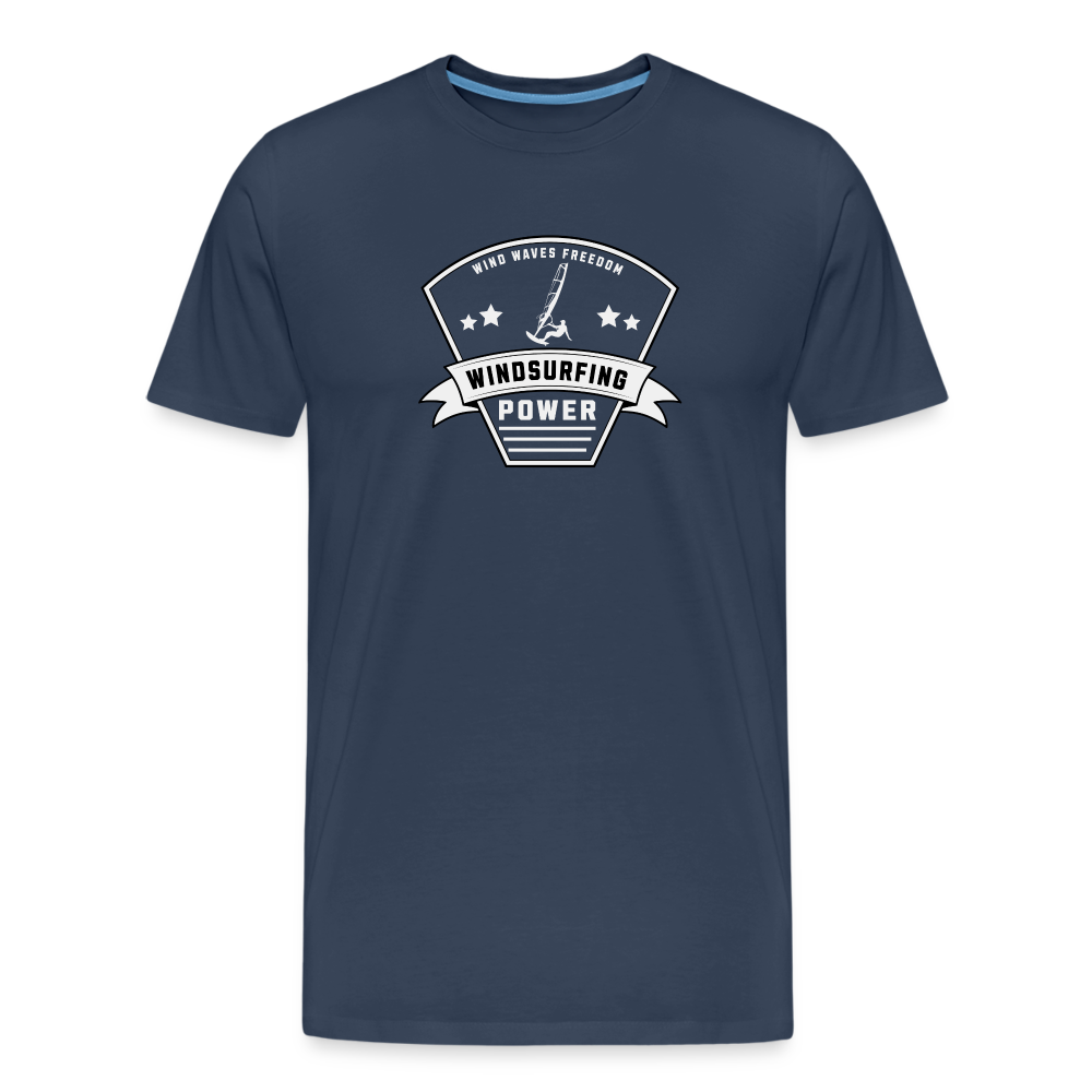 Männer Premium Bio T-Shirt -power- - Navy