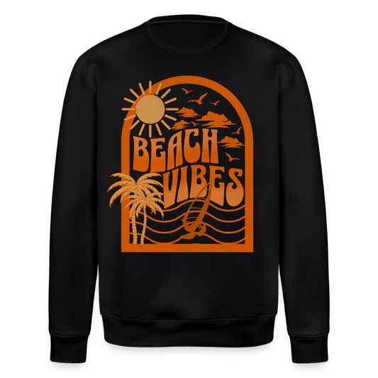 Unisex Bio-Sweatshirt -beach- - Schwarz