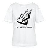 Windsurfer Geschenk Bio-T-Shirt -are you alive- - Weiß