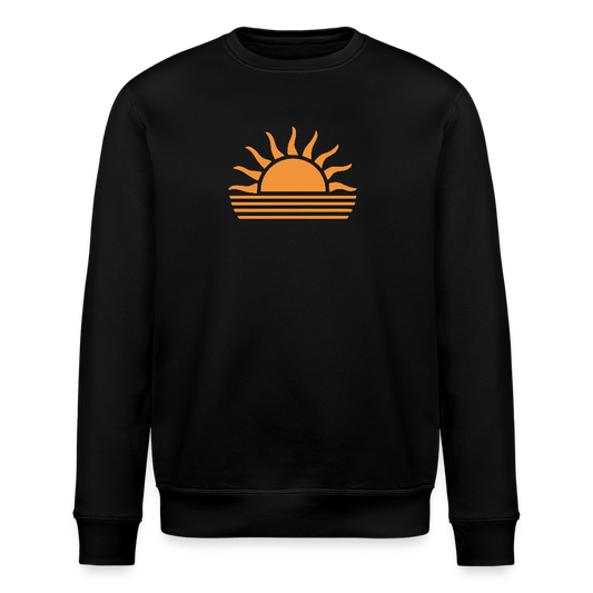 Unisex Bio-Sweatshirt -sunset- - Schwarz