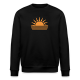 Unisex Bio-Sweatshirt -sunset- - Schwarz