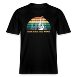 Relaxed Fit Unisex Bio-T-Shirt -ride like the wind- - Schwarz