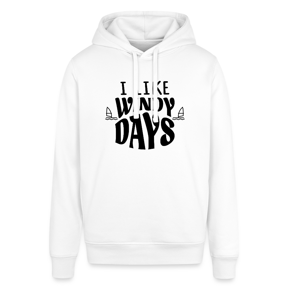 Unisex Bio-Hoodie -windy- - Weiß