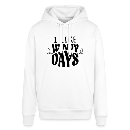 Unisex Bio-Hoodie -windy- - Weiß