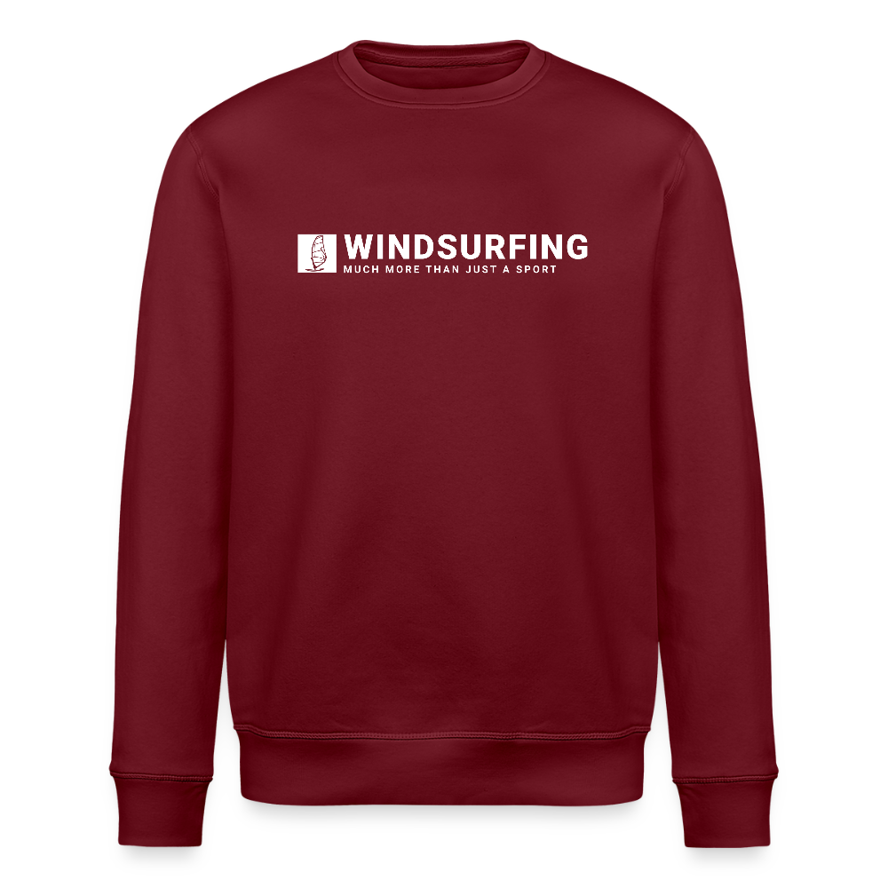 Unisex Bio-Sweatshirt ROLLER -more than just a sport- - Burgunderrot