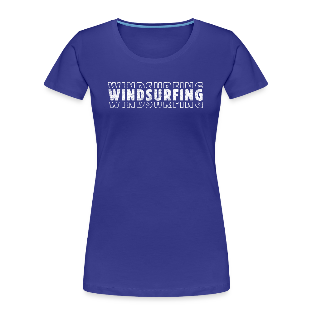 Frauen Premium Bio T-Shirt -windsurfing- - Königsblau