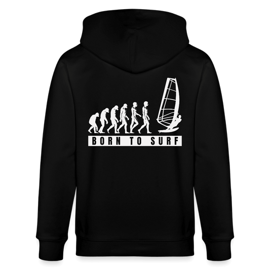 Windsurfer geschenk Kapuzenjacke CULTIVATOR -evolution- - Schwarz