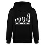 Windsurfer geschenk Kapuzenjacke CULTIVATOR -evolution- - Schwarz
