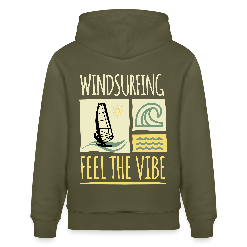 Safis Sports Bio-Hoodie CRUISER -feel the vibe- - Khaki Grün