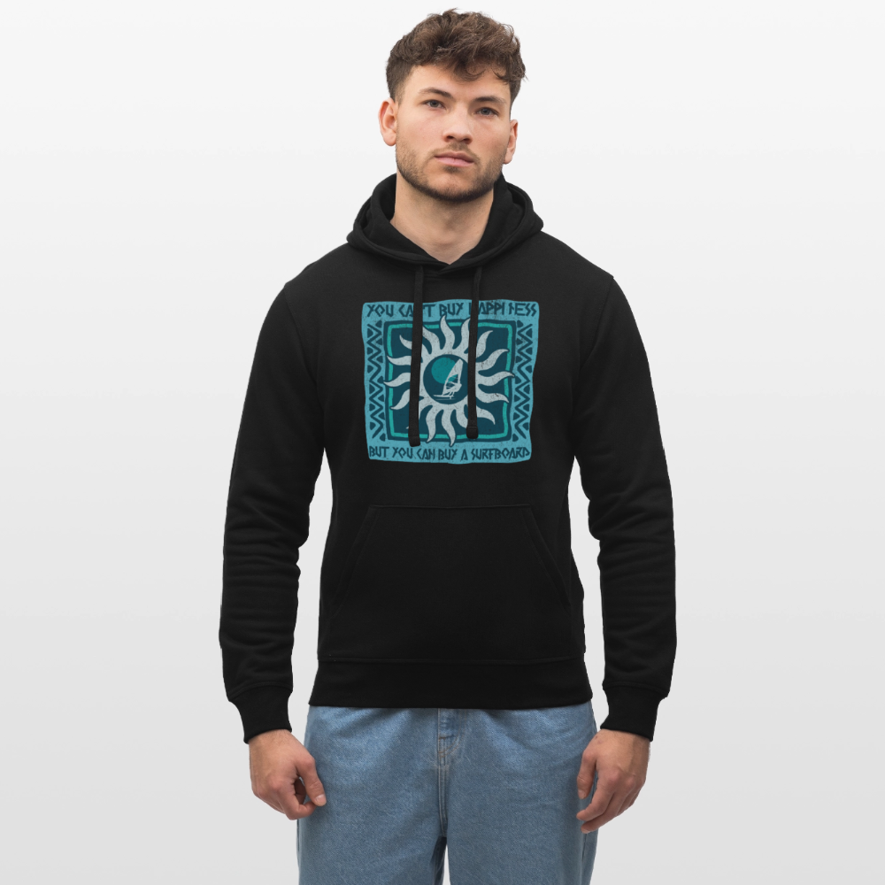 Unisex Bio-Hoodie DRUMMER -buy happiness- - Schwarz