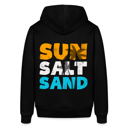 Unisex Bio-Hoodie -sun salt sand- - Schwarz