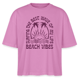 Windsurfer geschenk T-Shirt -beach vibes- - Pink