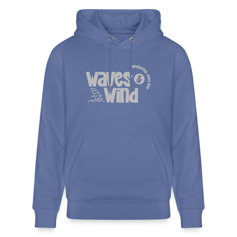 Unisex Bio-Hoodie CRUISER -waves & wind- - Blau