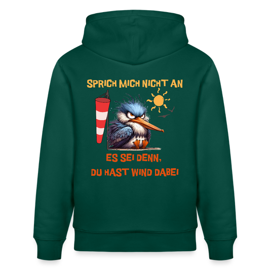 Unisex Bio-Hoodie CRUISER -sprich mich nicht an- - Forest