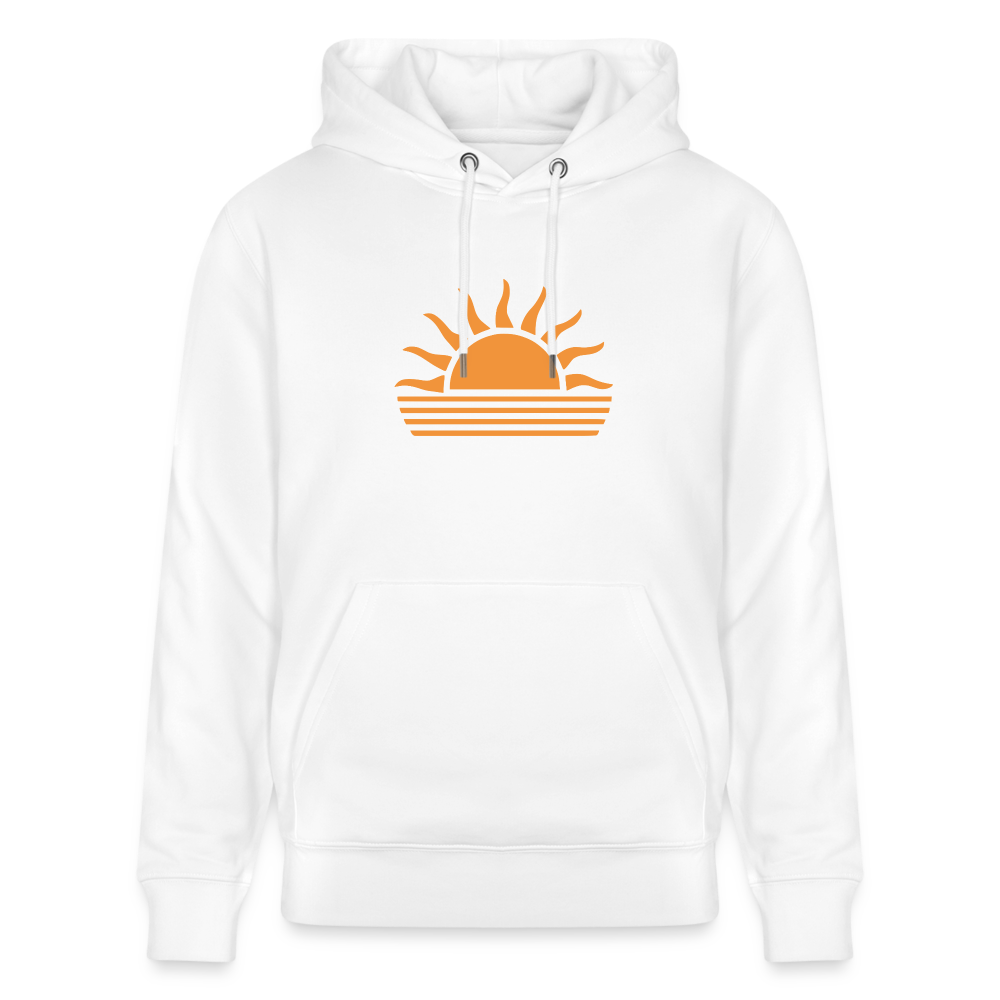 Unisex Bio-Hoodie CRUISER -sunset- - Weiß