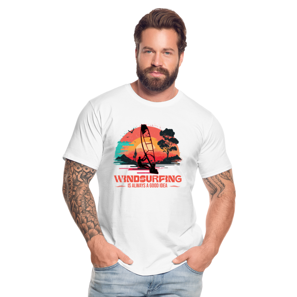 Männer Premium Bio T-Shirt -good idea- - Weiß