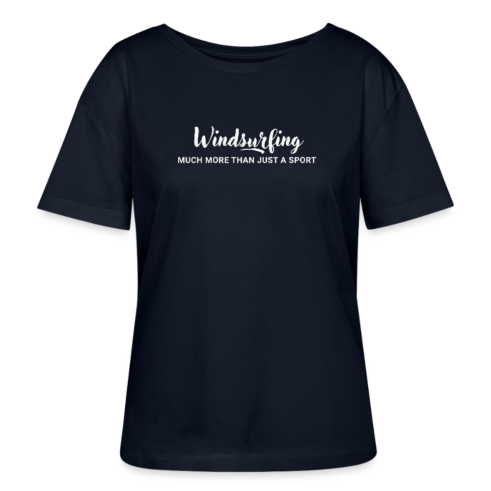 women's windsurfing t-shirts -much more- - Navy