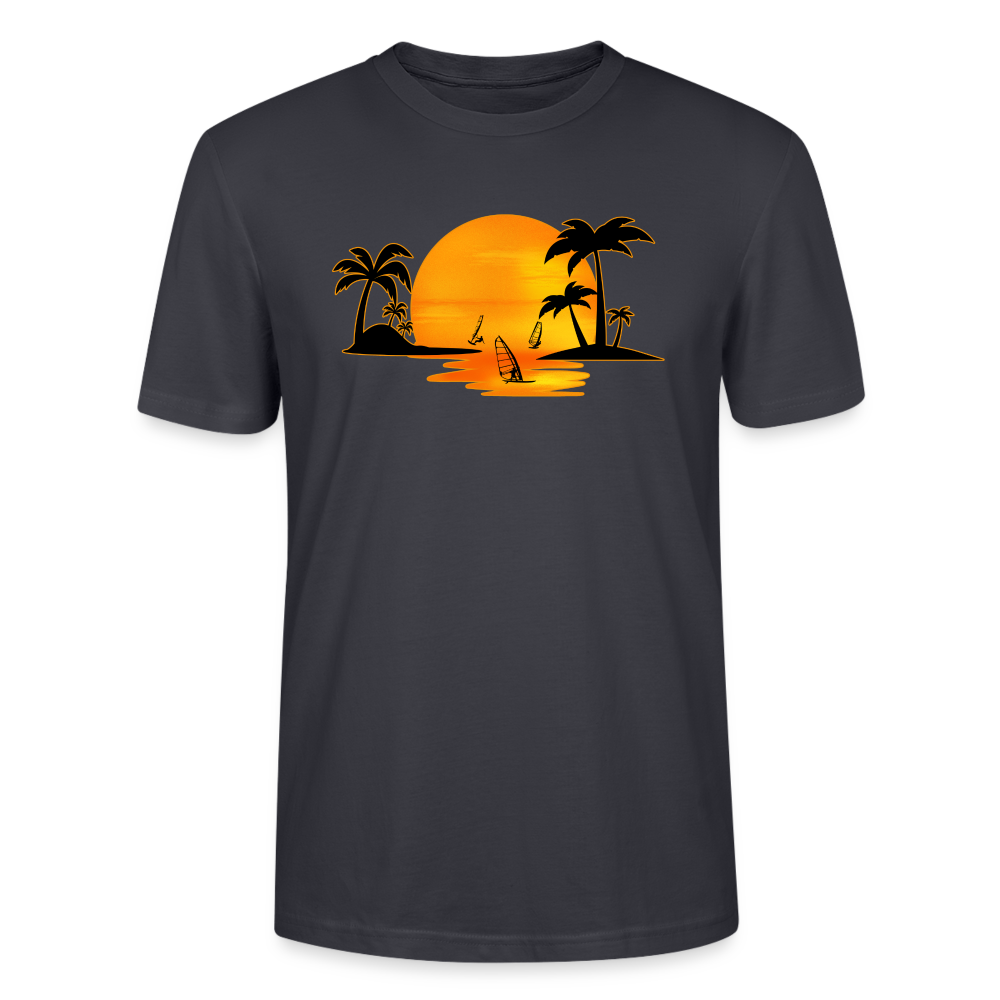 Unisex T-Shirt CRAFTER -sunset- - Dunkles Graublau