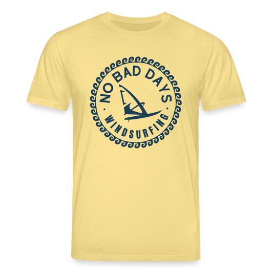 safis Windsurf Bio-T-Shirt CREATOR -no bad days- - Gelb Viva