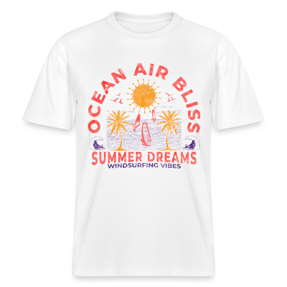 Unisex Relaxed Fit Bio-T-Shirt -ocean air bliss- - Weiß