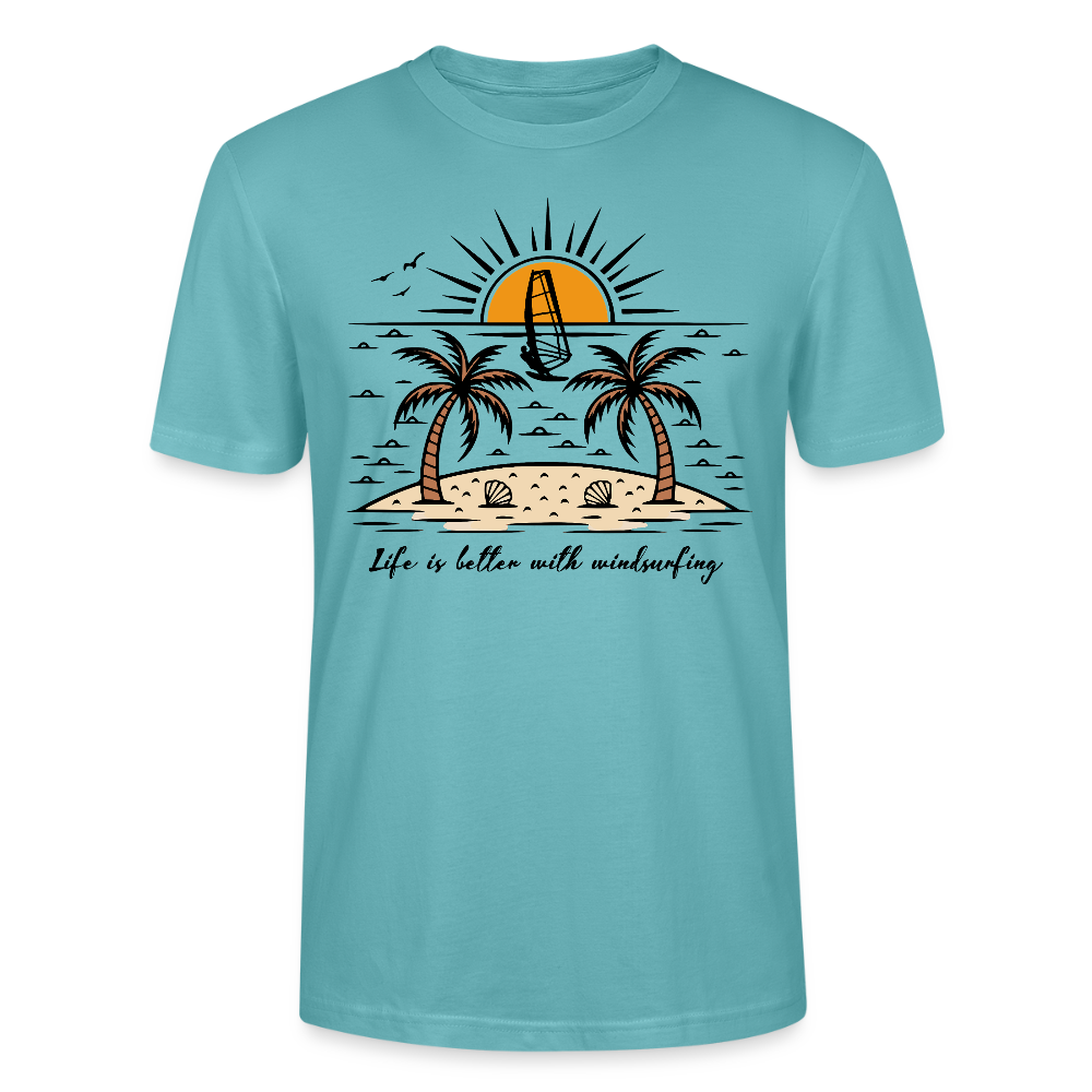 Unisex T-Shirt CRAFTER -better life- - Pastelltürkis