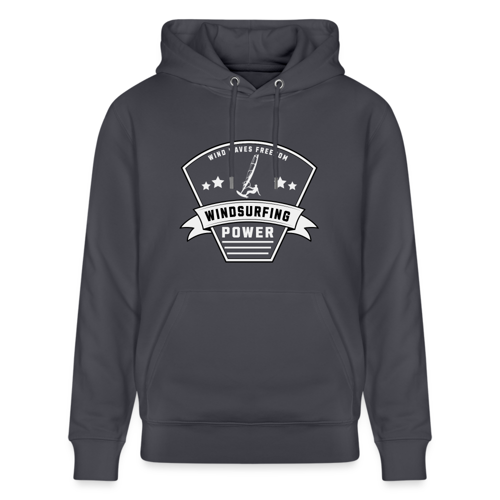 Unisex Bio-Hoodie CRUISER -power- - Indigoblau