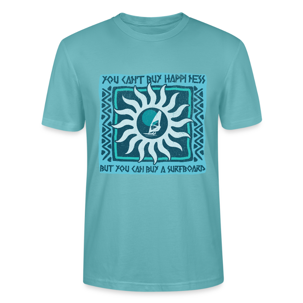 Unisex T-Shirt CRAFTER -buy happiness- - Pastelltürkis