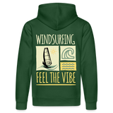 Unisex Bio-Hoodie DRUMMER -feel the vibe- - Flaschengrün