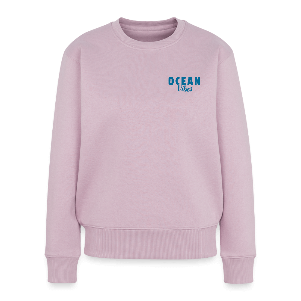 Frauen Premium Pullover -happiest- - Altrosa