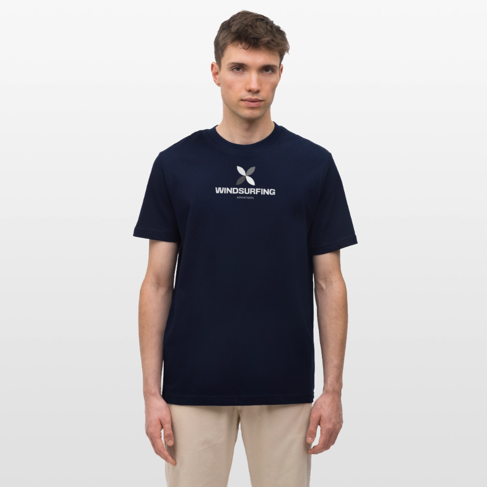 Relaxed Fit Unisex Bio-T-Shirt -adventures- - Navy