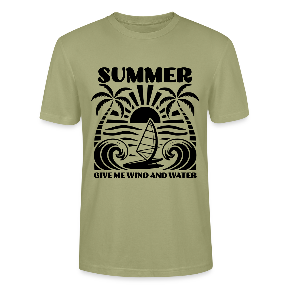 safi s T-Shirt CRAFTER -give me wind and water- - Nebelgrün