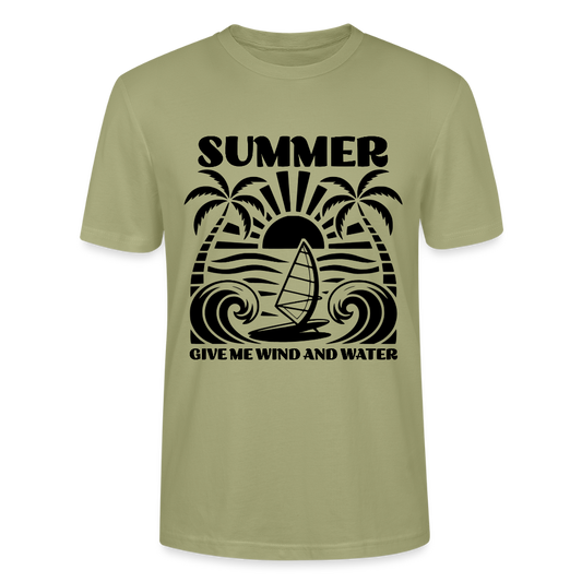 safi s T-Shirt CRAFTER -give me wind and water- - Nebelgrün