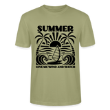 safi s T-Shirt CRAFTER -give me wind and water- - Nebelgrün