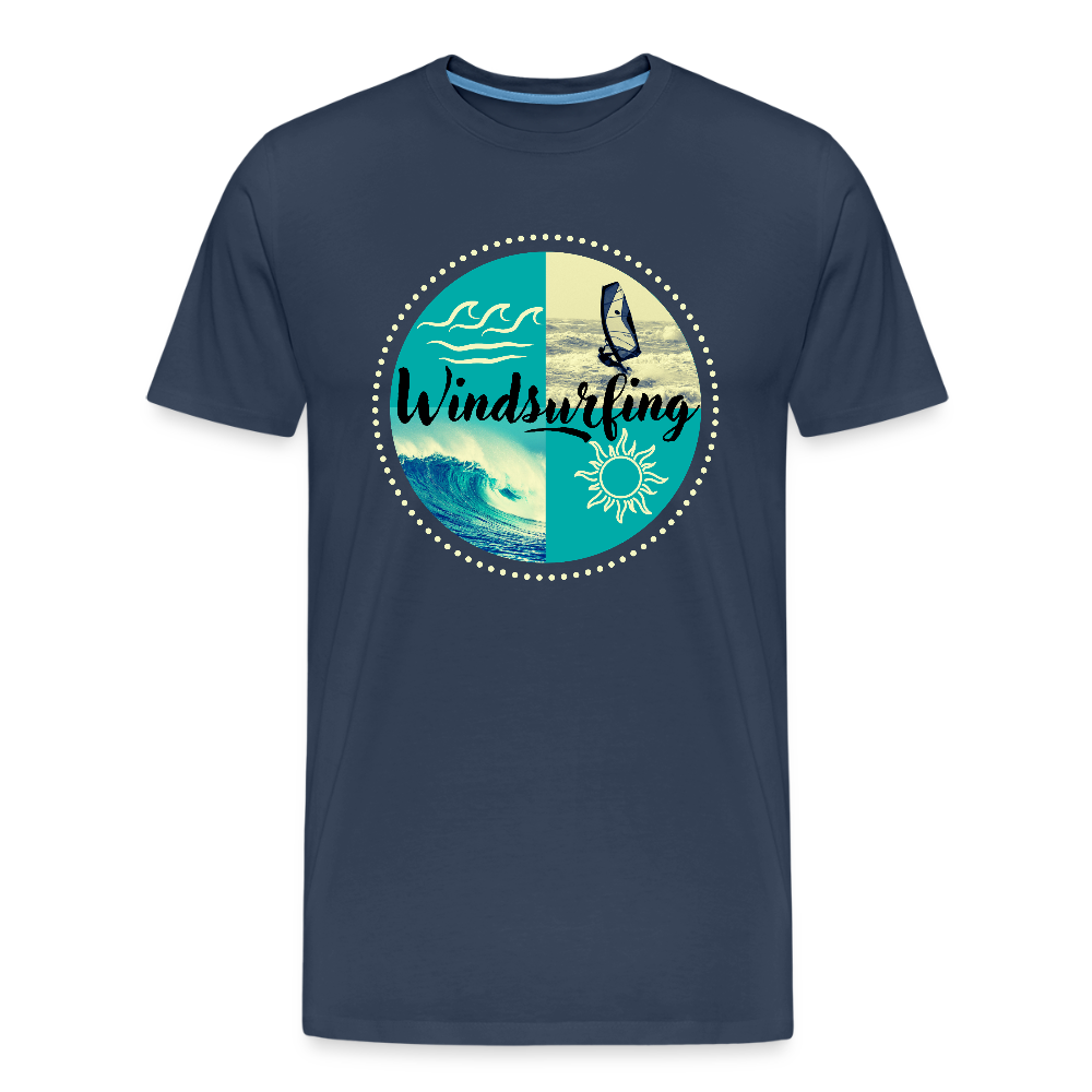 Männer Premium Bio T-Shirt -ocean- - Navy