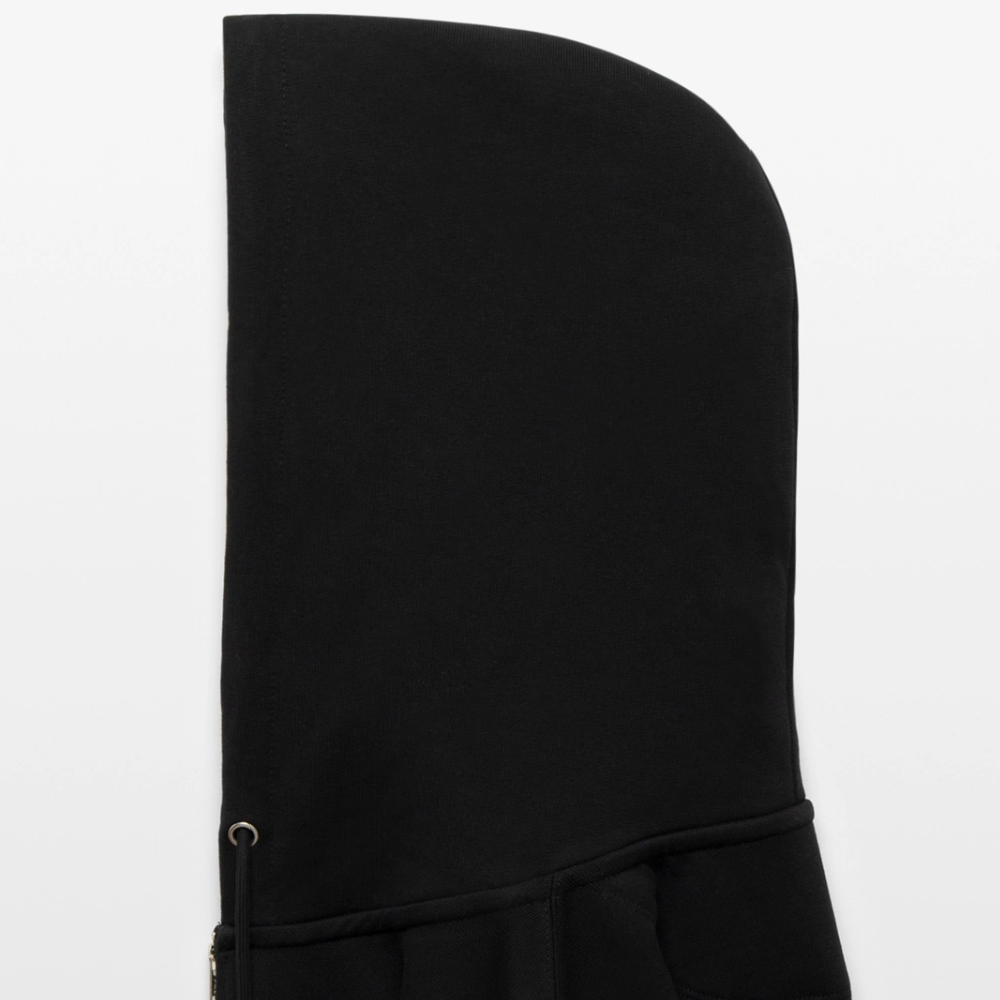 Unisex Bio-Kapuzenjacke -vibes- - Schwarz