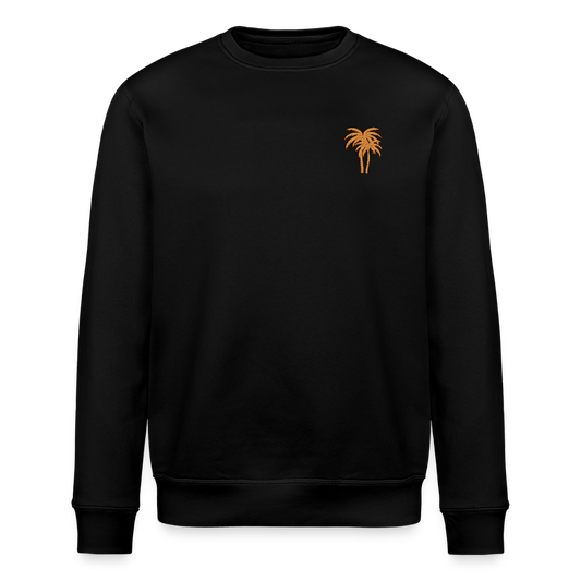 Unisex Bio-Sweatshirt -beach- - Schwarz