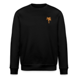 Unisex Bio-Sweatshirt -beach- - Schwarz