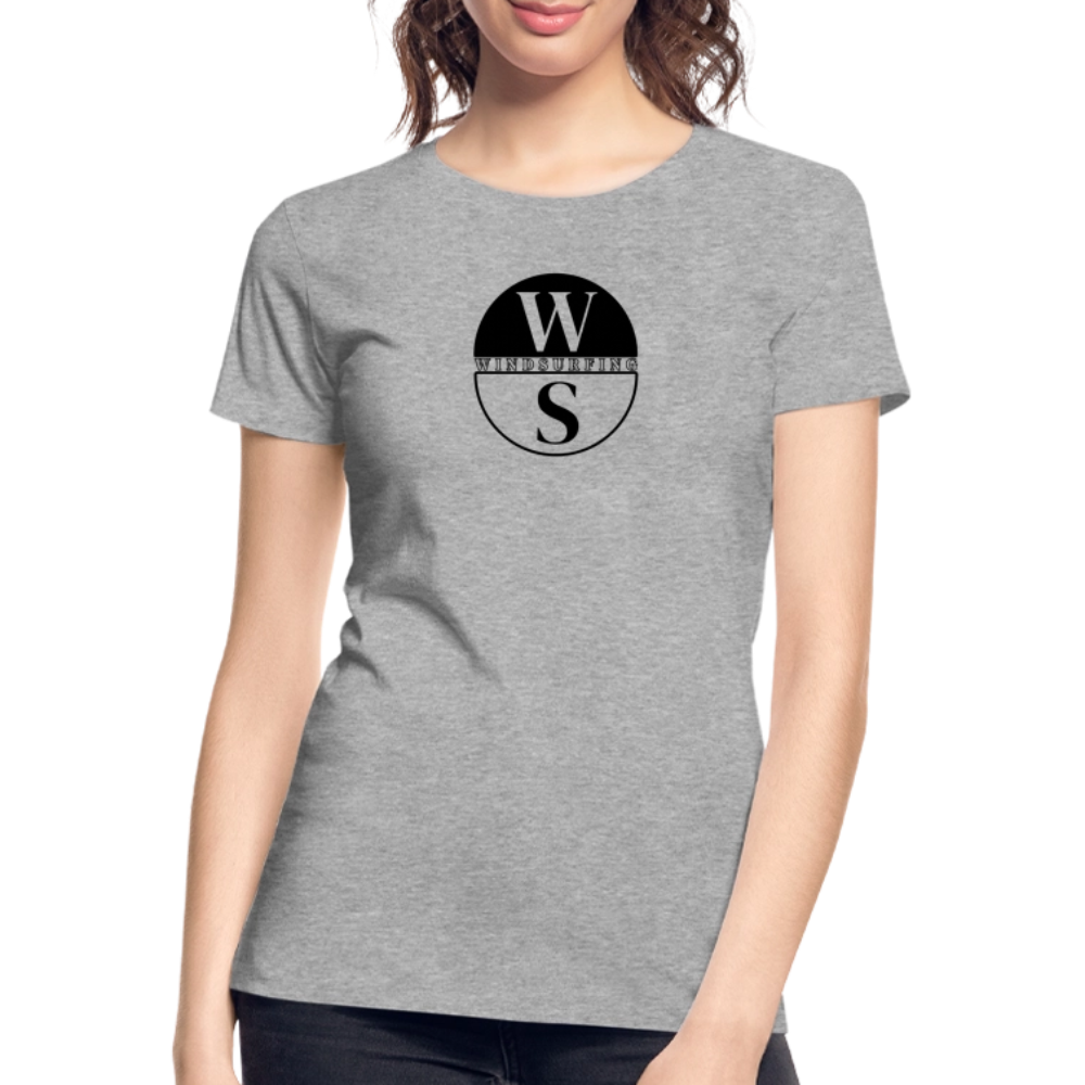 Frauen Premium Bio T-Shirt -ws- - Grau meliert