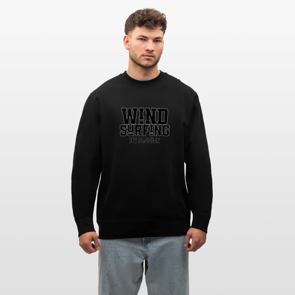 Männer Bio-Sweatshirt -my passion- - Schwarz