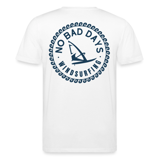 safis Windsurf Shirt Unisex Bio-T-Shirt CREATOR -no bad days- - Weiß