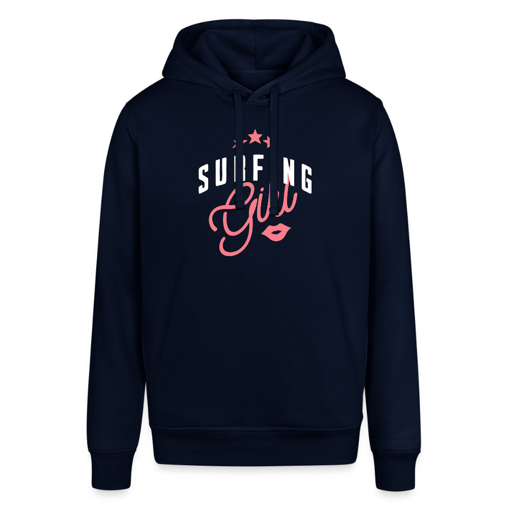 Unisex Bio-Hoodie -surfing girl- - Navy