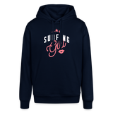 Unisex Bio-Hoodie -surfing girl- - Navy