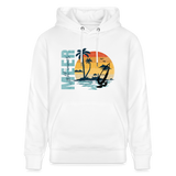 Unisex Bio-Hoodie -meer geht immer- - Weiß