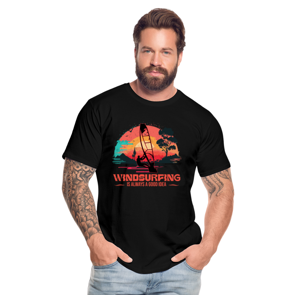 Männer Premium Bio T-Shirt -good idea- - Schwarz