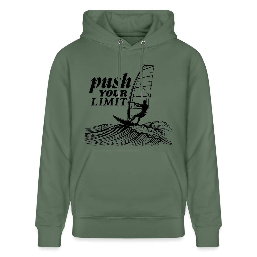 Unisex Bio-Hoodie CRUISER -push- - Tanngrün